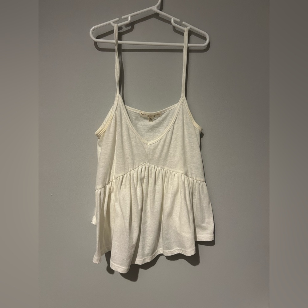 Truly Madly Deeply Cream Spaghetti-Strap Babydoll Camisole